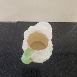 Belleek Lotus Pattern Small Cream Jug | Antique & Vintage | Moonee Ponds Antiques | Australia Wide Delivery