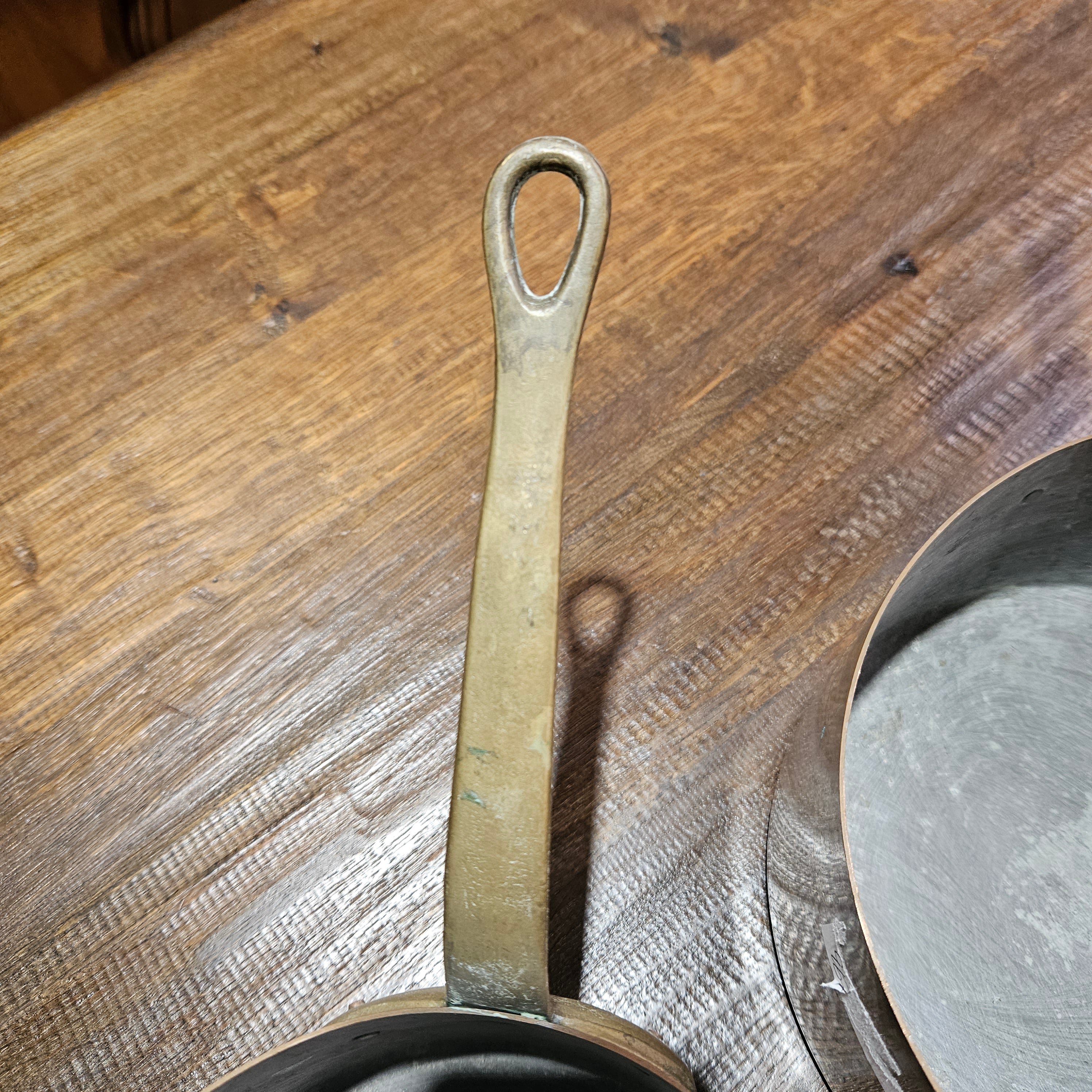 Set of Five French Copper Sauce Pots