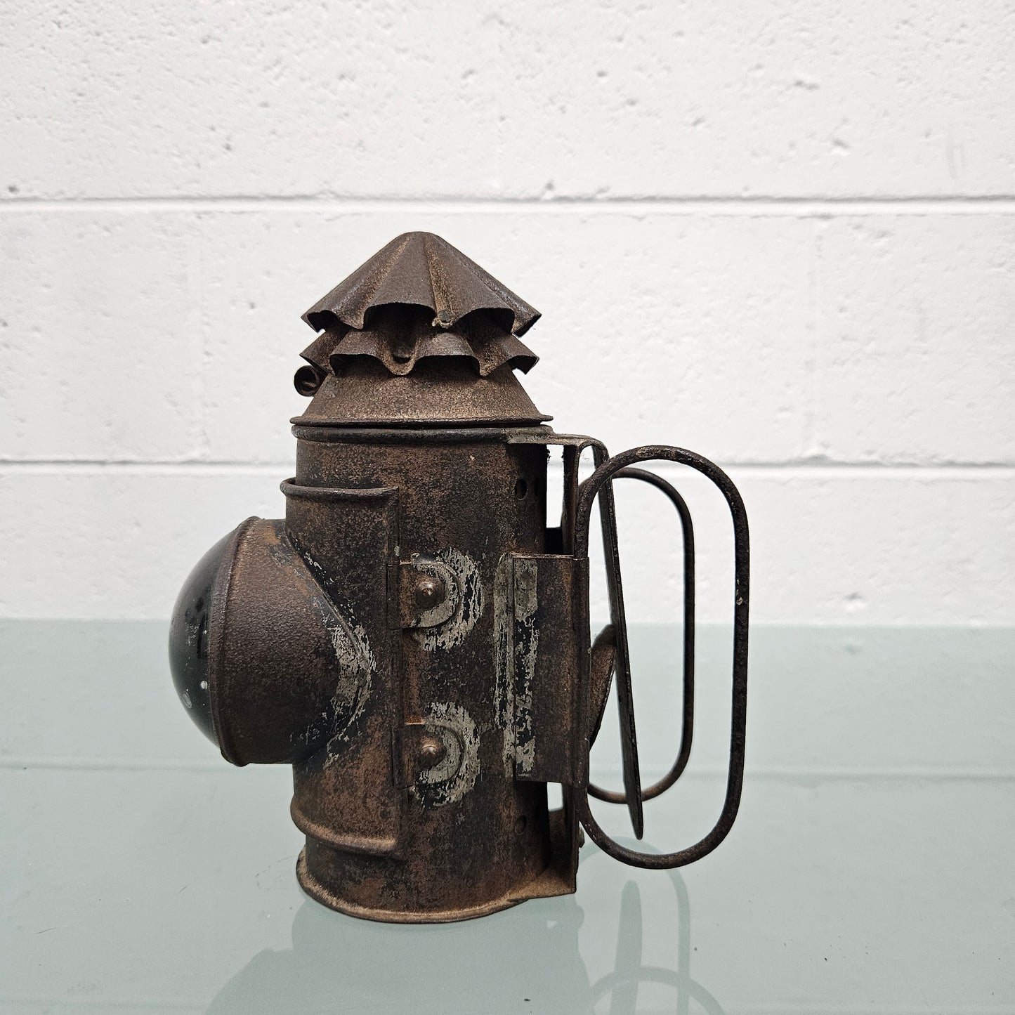 Original Victorian Railways Signal Lamp