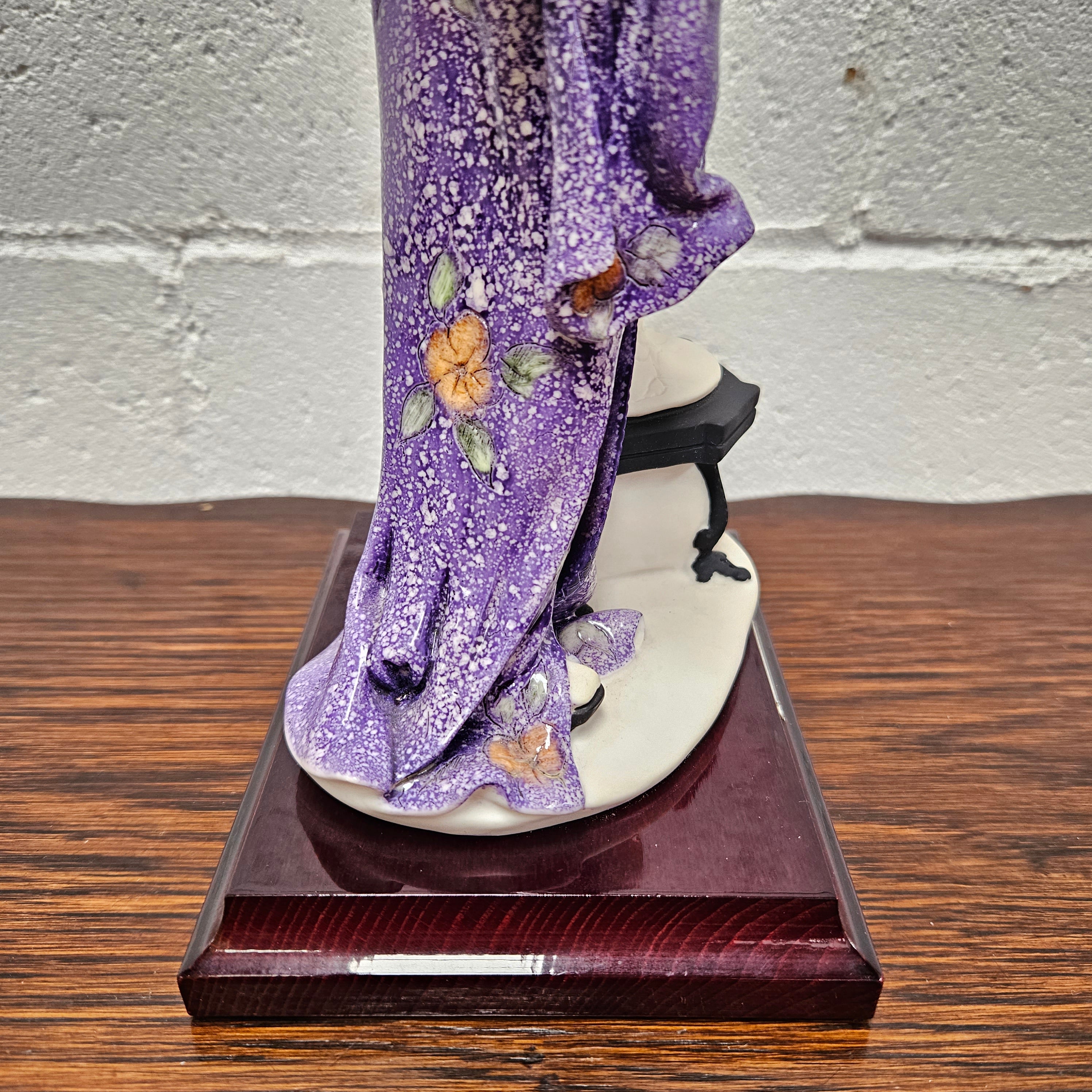 Oriental lady with column G. Armani Figure | Antique & Vintage | Moonee Ponds Antiques | Australia Wide Delivery