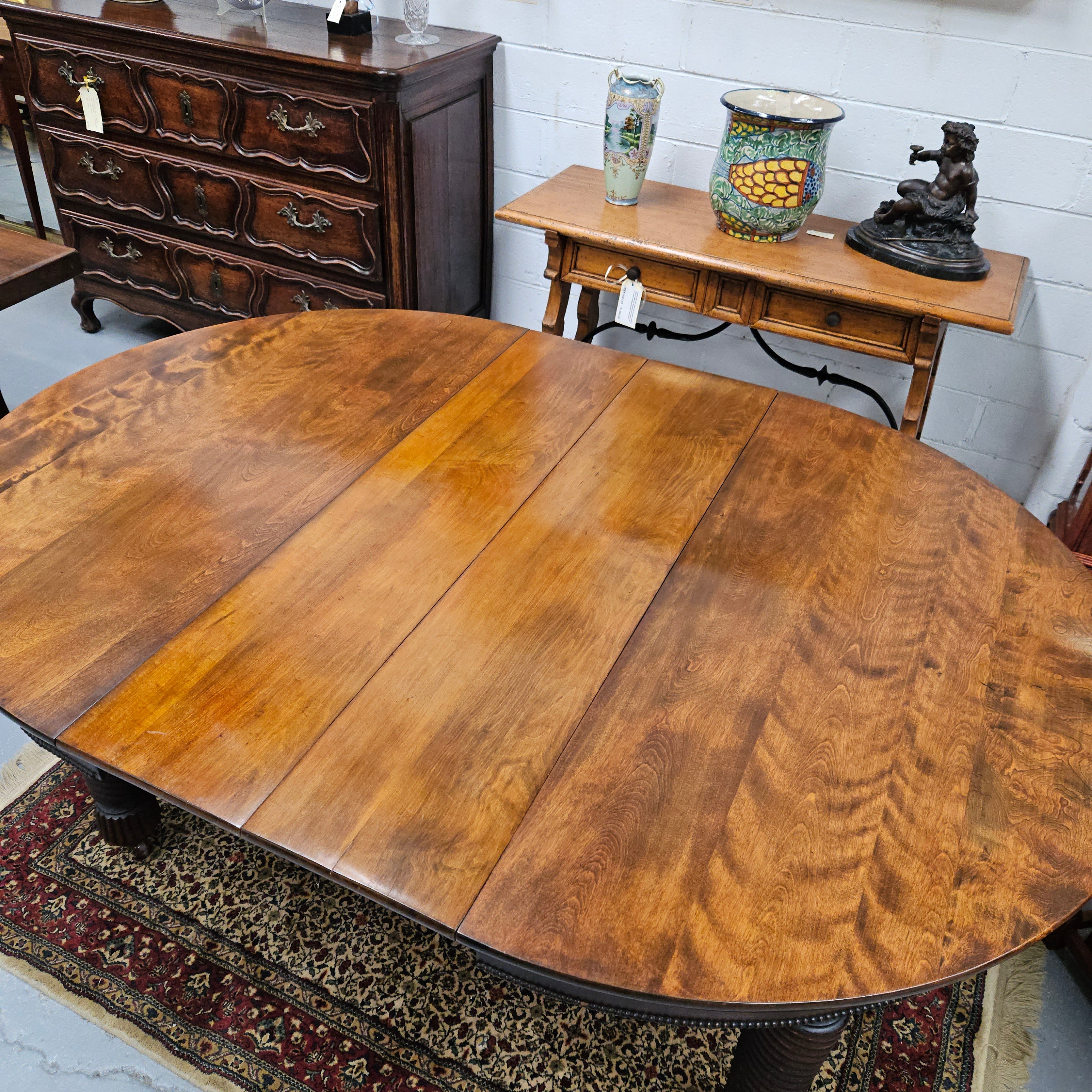 Queensland Coachwood Extension Table | Antique & Vintage | Moonee Ponds Antiques | Australia Wide Delivery