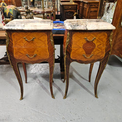 Louis XV Style Miniature Commode Marble Top Bedsides | Antique & Vintage | Moonee Ponds Antiques | Australia Wide Delivery