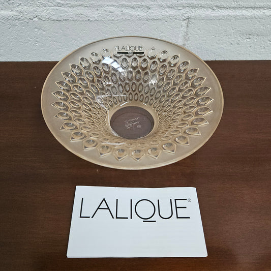 Lalique "Rayons" Gold Lustre Bowl