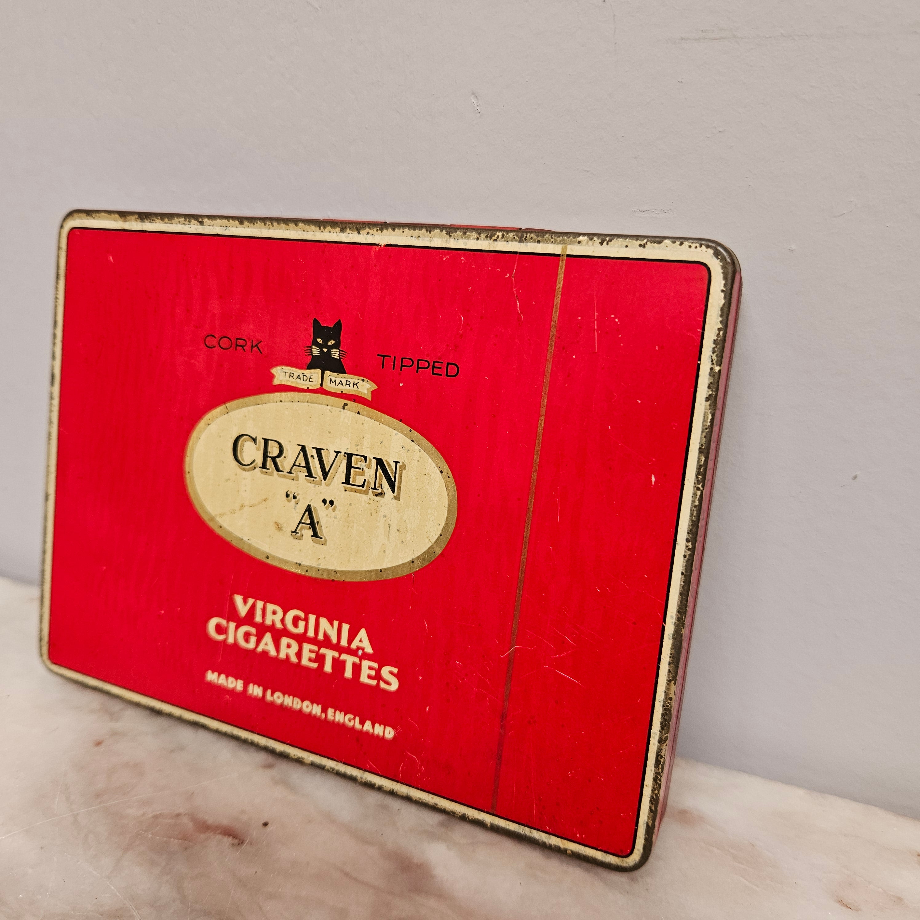 Vintage Craven "A" Tin | Antique & Vintage | Moonee Ponds Antiques | Australia Wide Delivery
