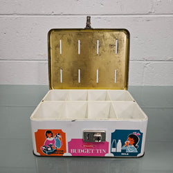 Vintage Willow Budget Tin | Antique & Vintage | Moonee Ponds Antiques | Australia Wide Delivery
