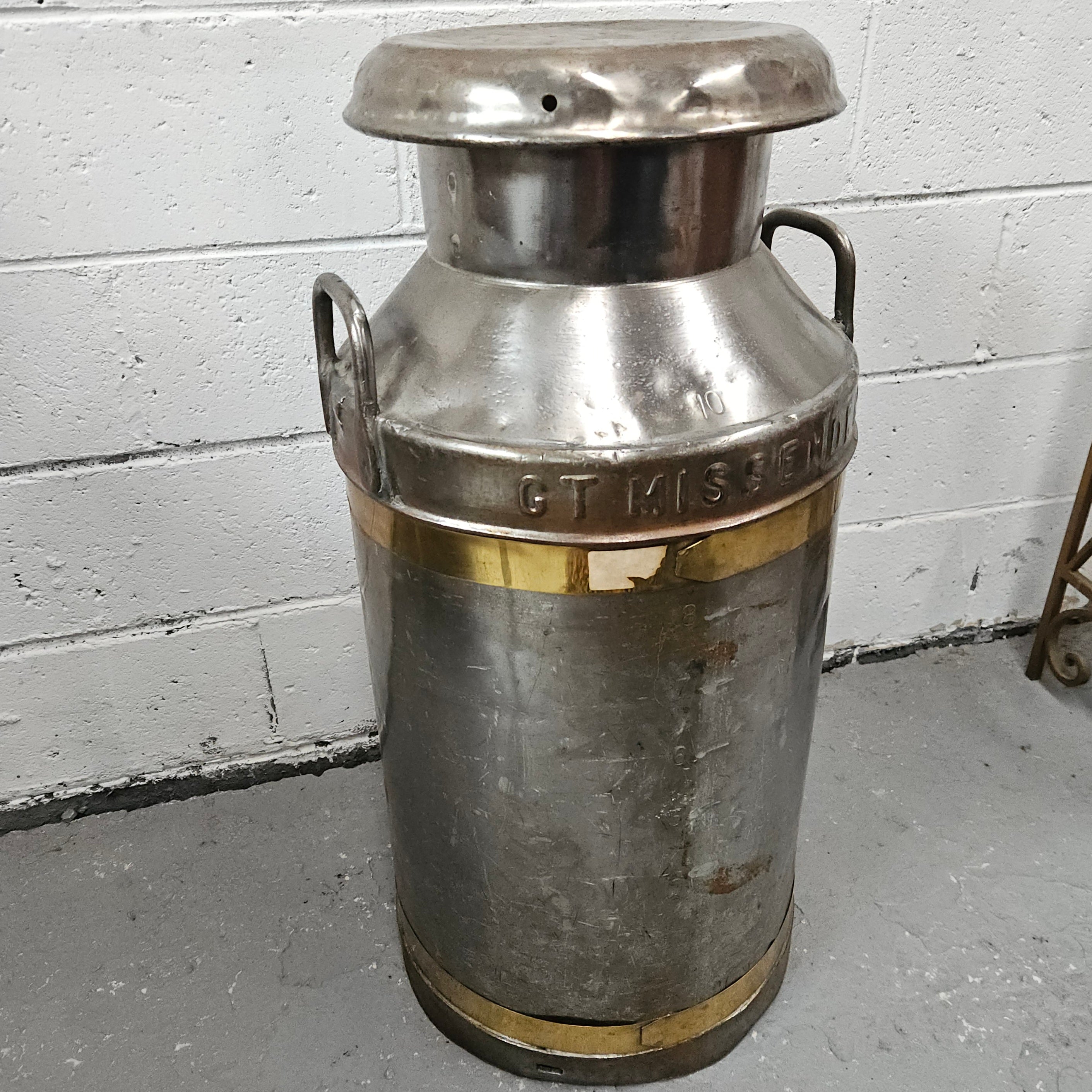 Large Metal Milk Canister/Churn | Antique & Vintage | Moonee Ponds Antiques | Australia Wide Delivery