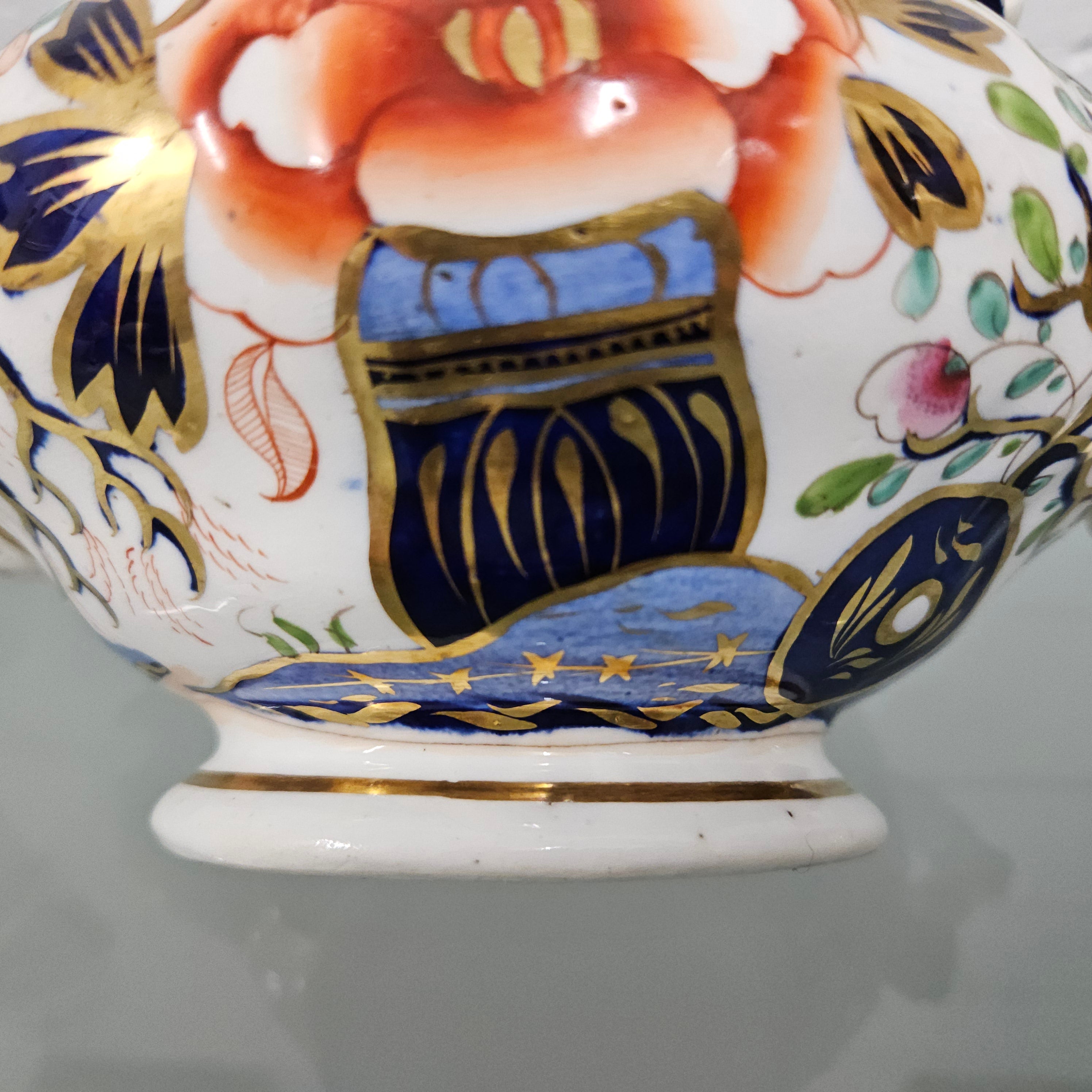 Antique Ridgway Porcelain Hand Painted Gilt & Floral Decorated Teapot Circa 1825 | Antique & Vintage | Moonee Ponds Antiques | Australia Wide Delivery