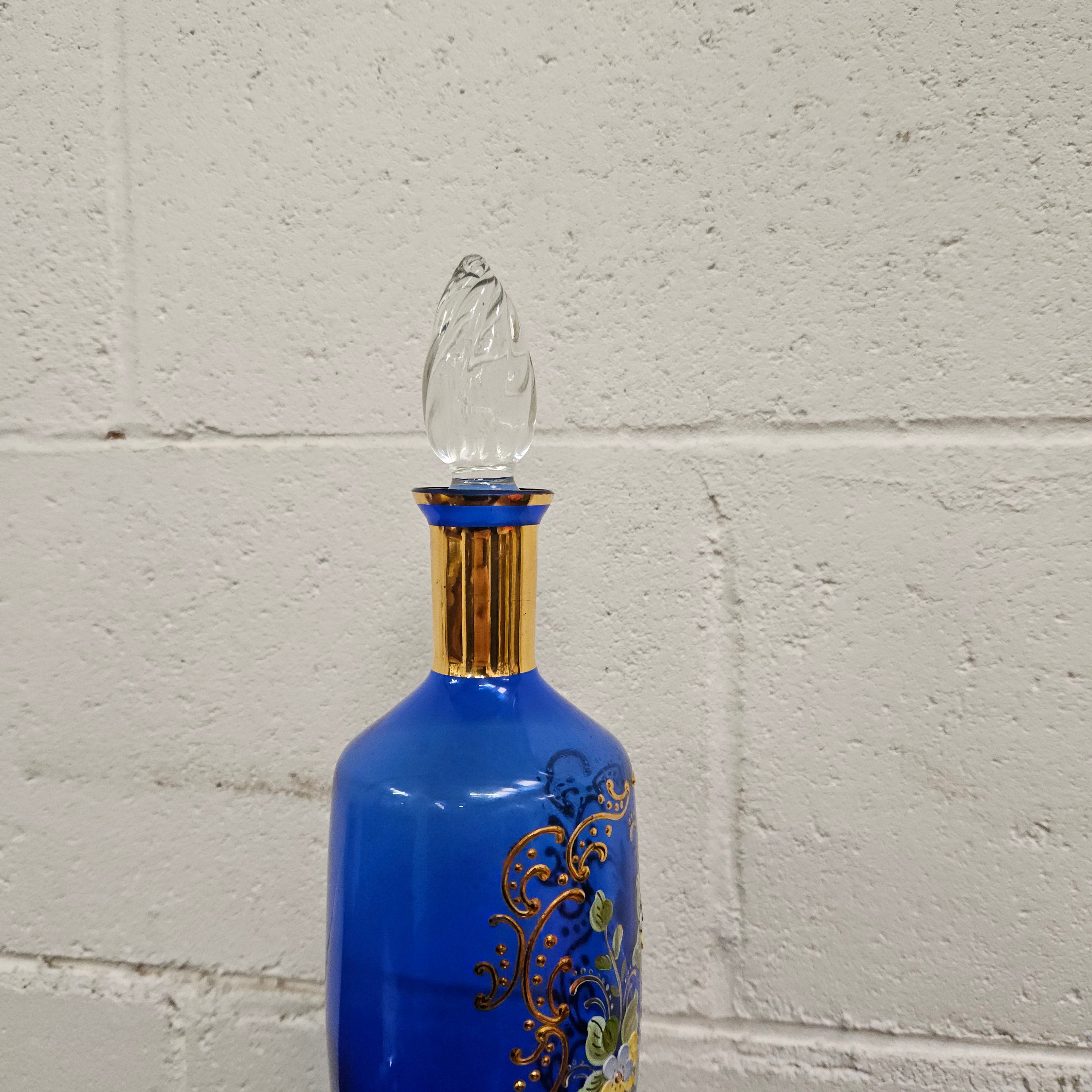 Bohemian Art Glass Decanter | Antique & Vintage | Moonee Ponds Antiques | Australia Wide Delivery