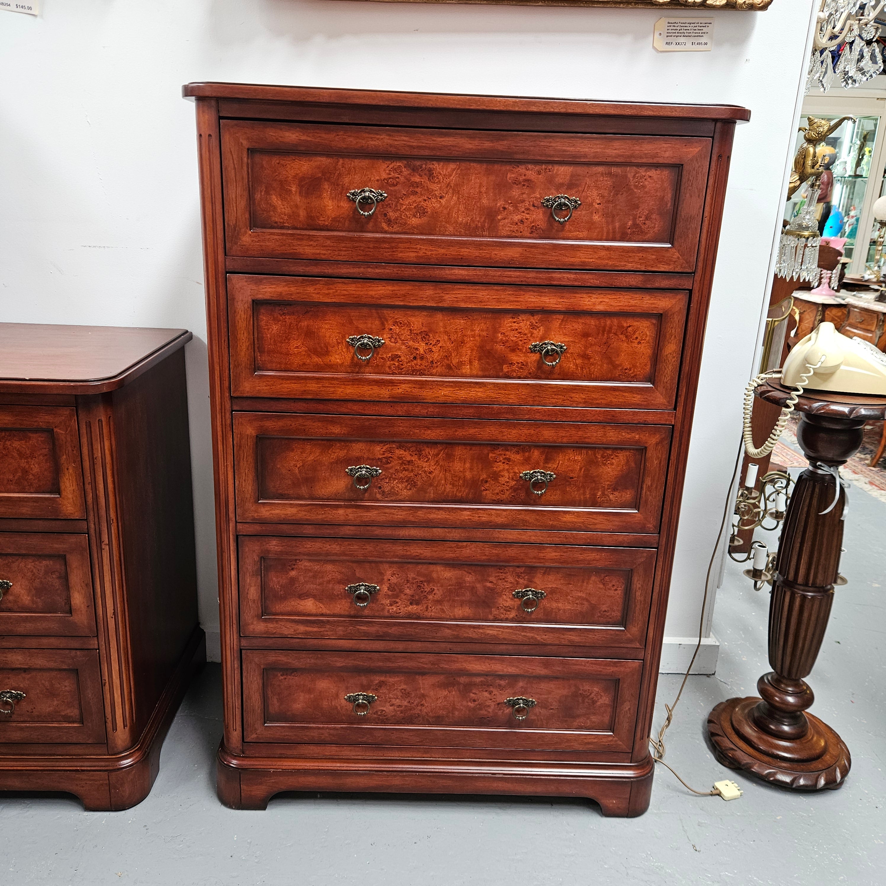 Attractive Good Quality Five Drawer Chest | Antique & Vintage | Moonee Ponds Antiques | Australia Wide Delivery