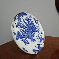 Antique Royal Worcester Dragon Decorated Plated
