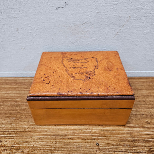 Vintage Leather Enbossed Box