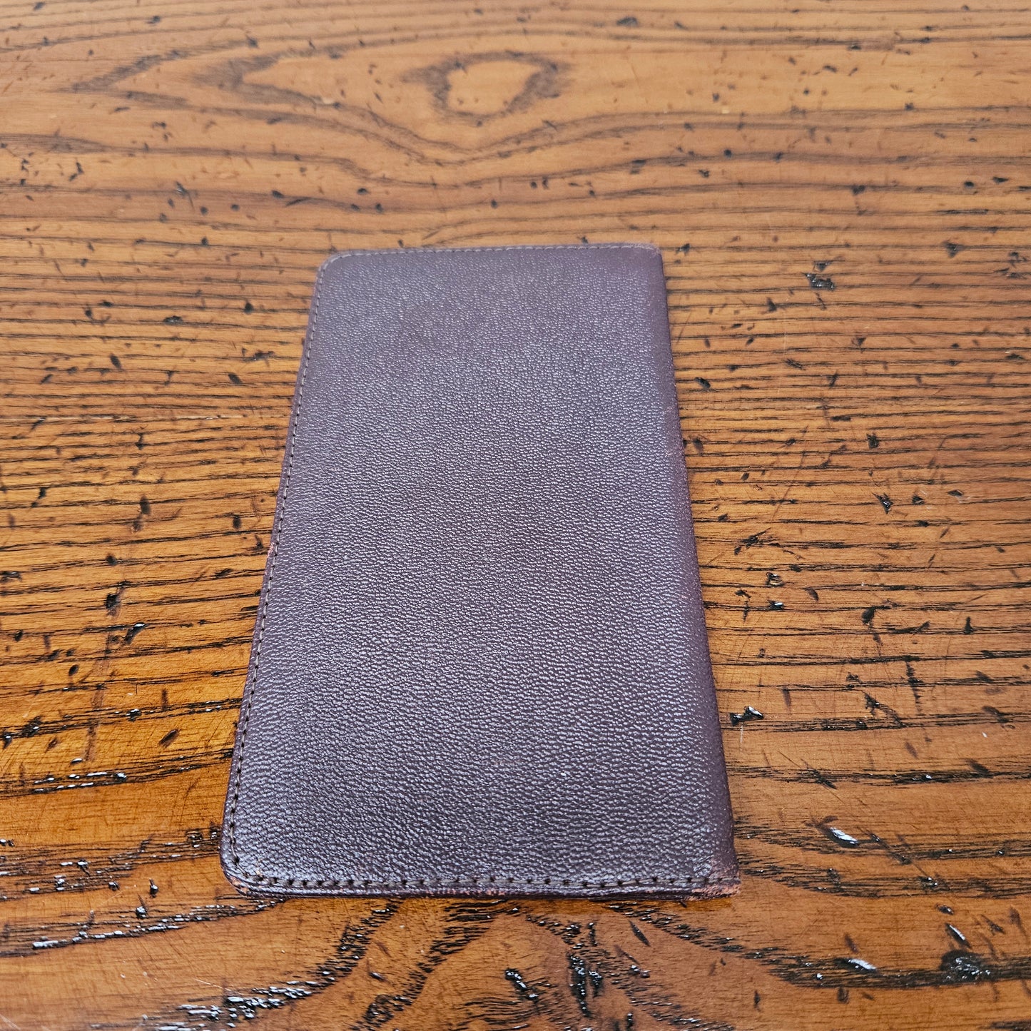 Vintage Leather Bank Wallet for the ES&A Bank Limited