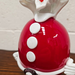 Very Rare Murano Glass Christmas Clown By Fratelli Pitau | Antique & Vintage | Moonee Ponds Antiques | Australia Wide Delivery