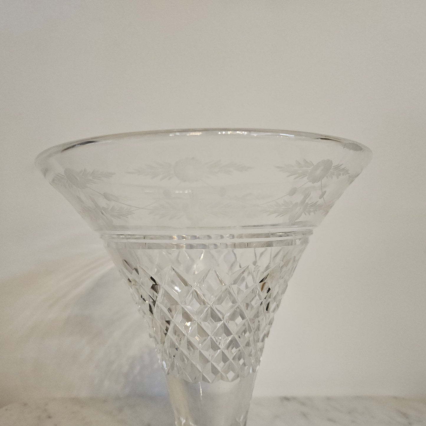 Antique Stuart Crystal Vase