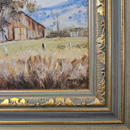 Signed Pair of Oil on Board Paintings