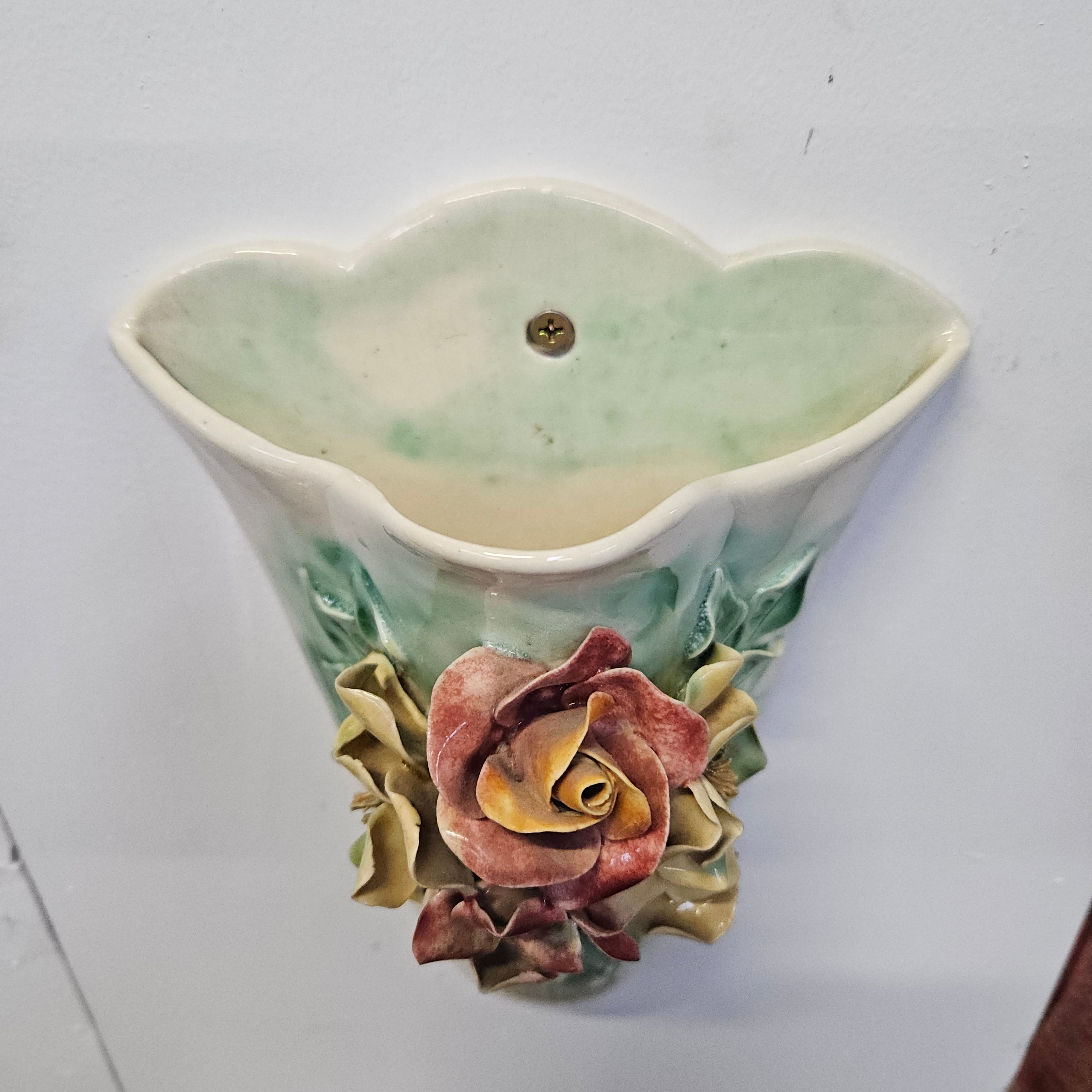 Attractive Vintage Australian Wall Pocket Vase | Antique & Vintage | Moonee Ponds Antiques | Australia Wide