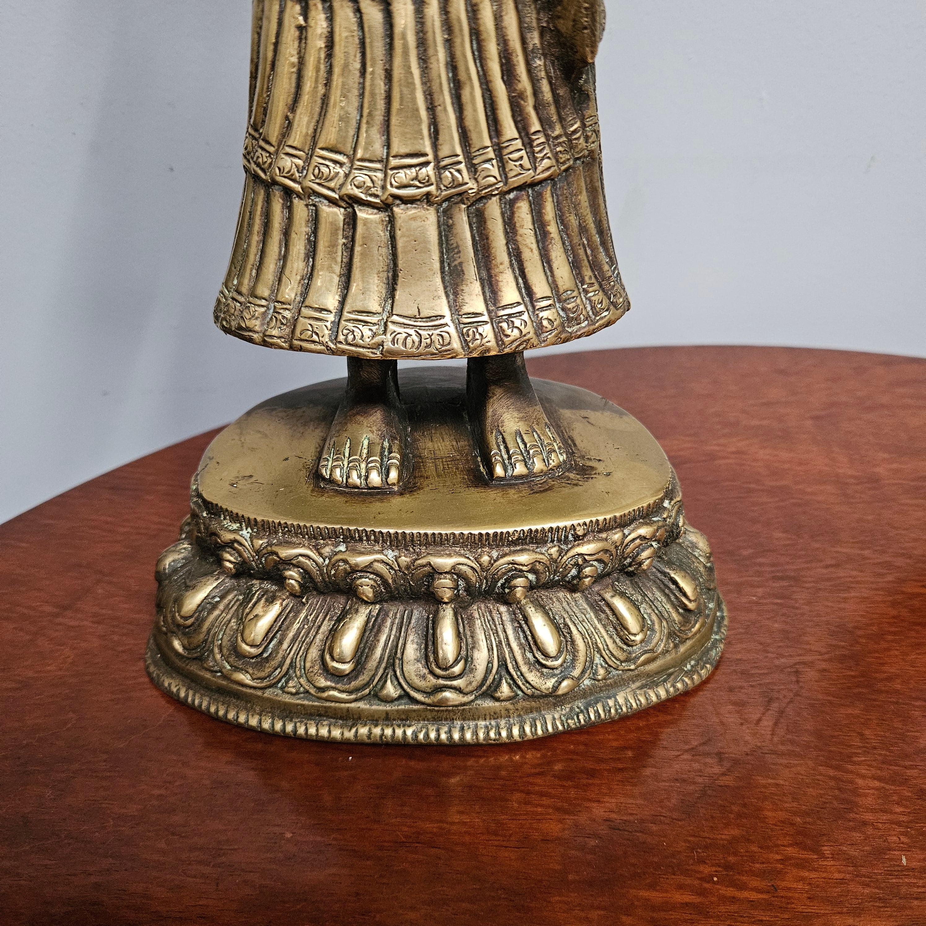 Antique Tibetan Bronze Dipankara Buddha Statue