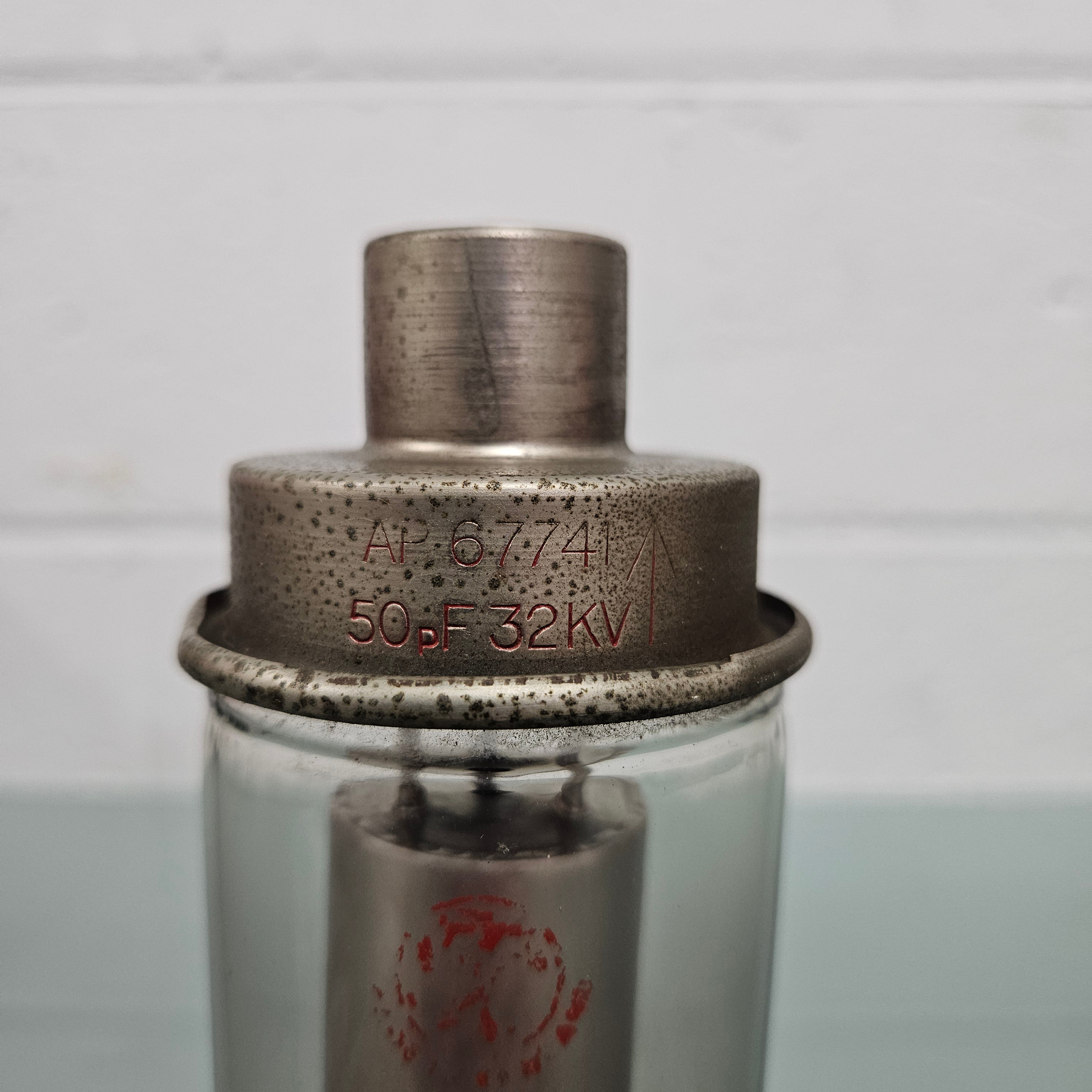Vintage Vacuum Capacitors Glass Tube
