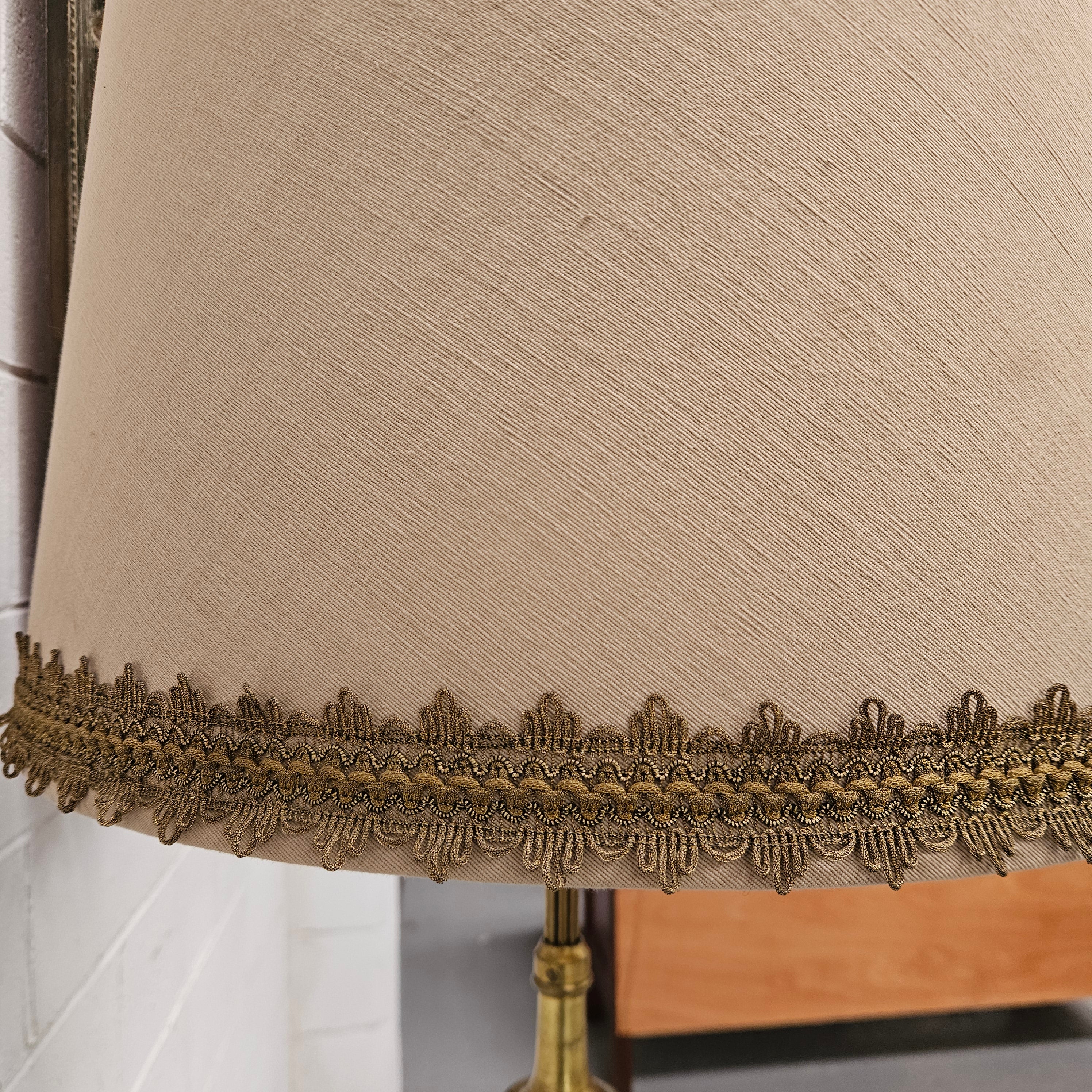 Napolean Style Gilt Standard Lamp & Shade | Antique & Vintage | Moonee Ponds Antiques | Australia Wide