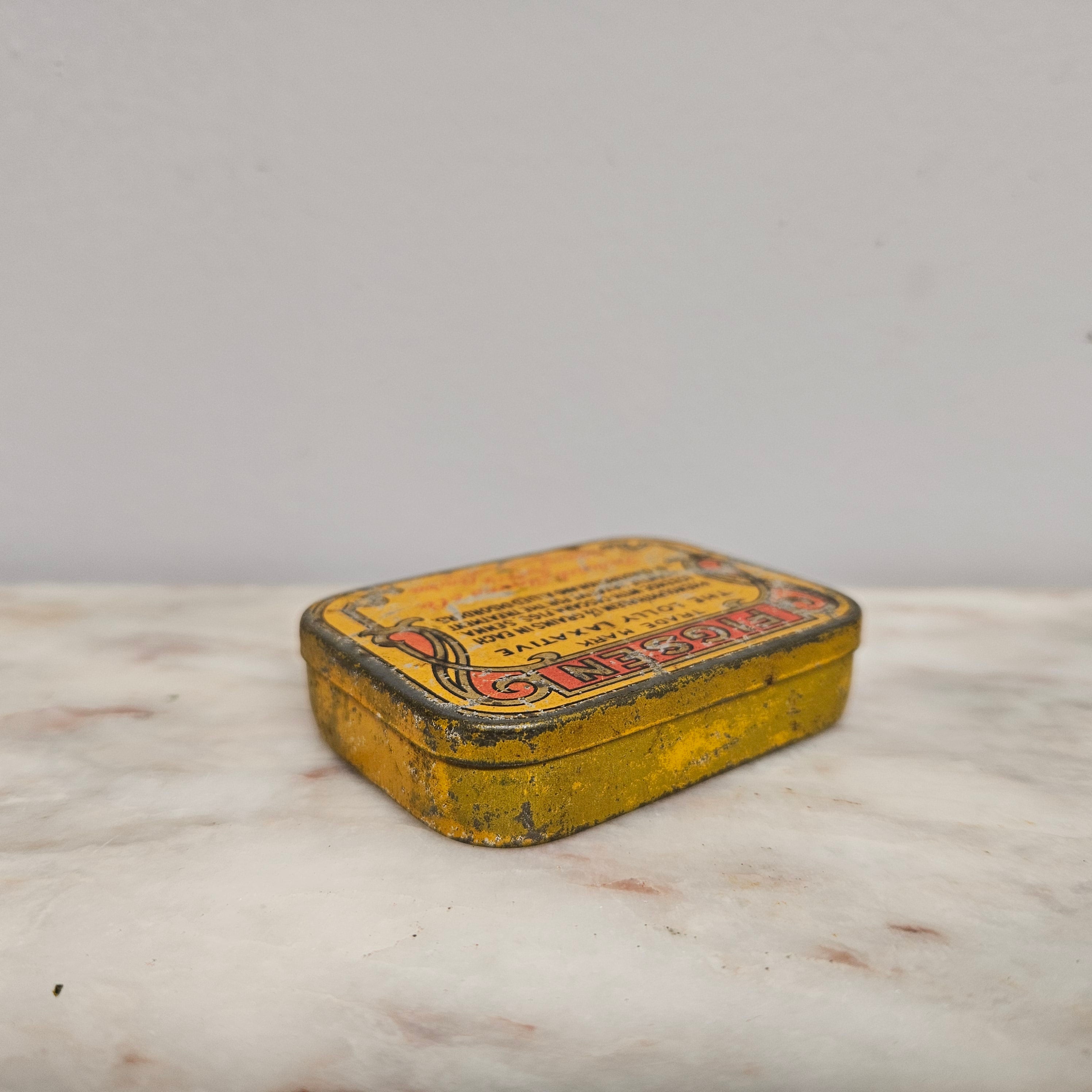 Vintage Australian Made "Figsen" Lolly Laxative Tin | Antique & Vintage | Moonee Ponds Antiques | Australia Wide Delivery