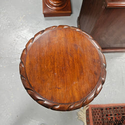 Antique Walnut Wooden Pedestal | Antique & Vintage | Moonee Ponds Antiques | Australia Wide Delivery
