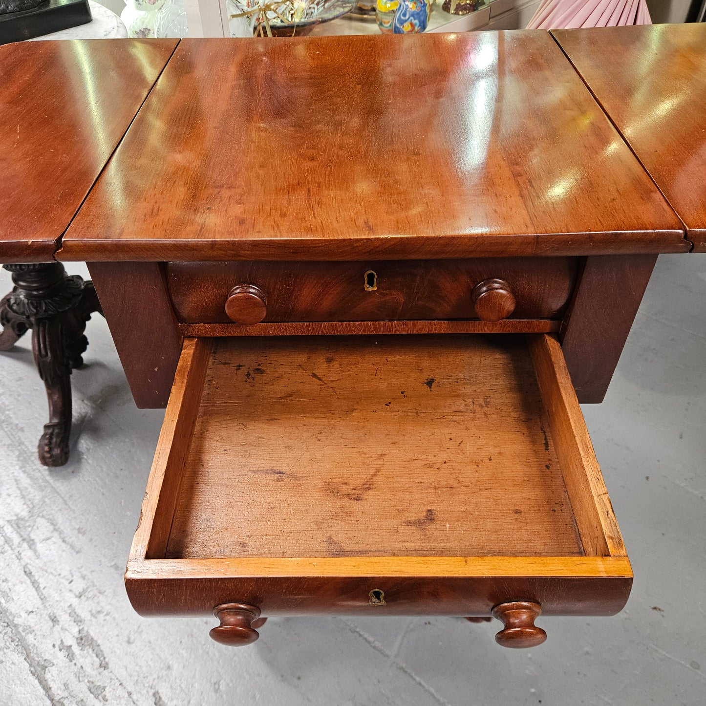 William IV Mahogany Sewing/Work Table