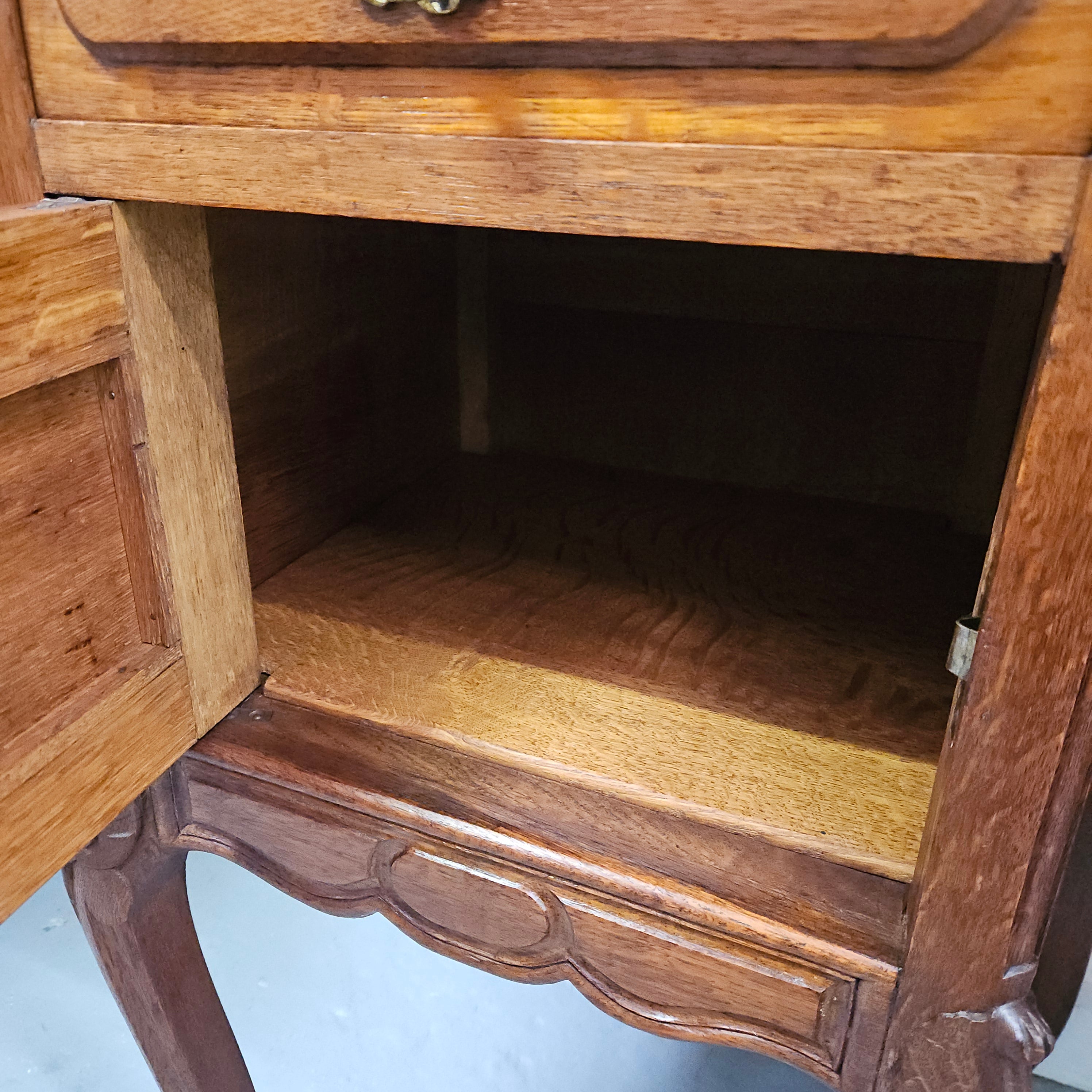 Rare Pair of Antique French Louis XV Style Wooden Top Bedsides | Antique & Vintage | Moonee Ponds Antiques | Australia Wide Delivery