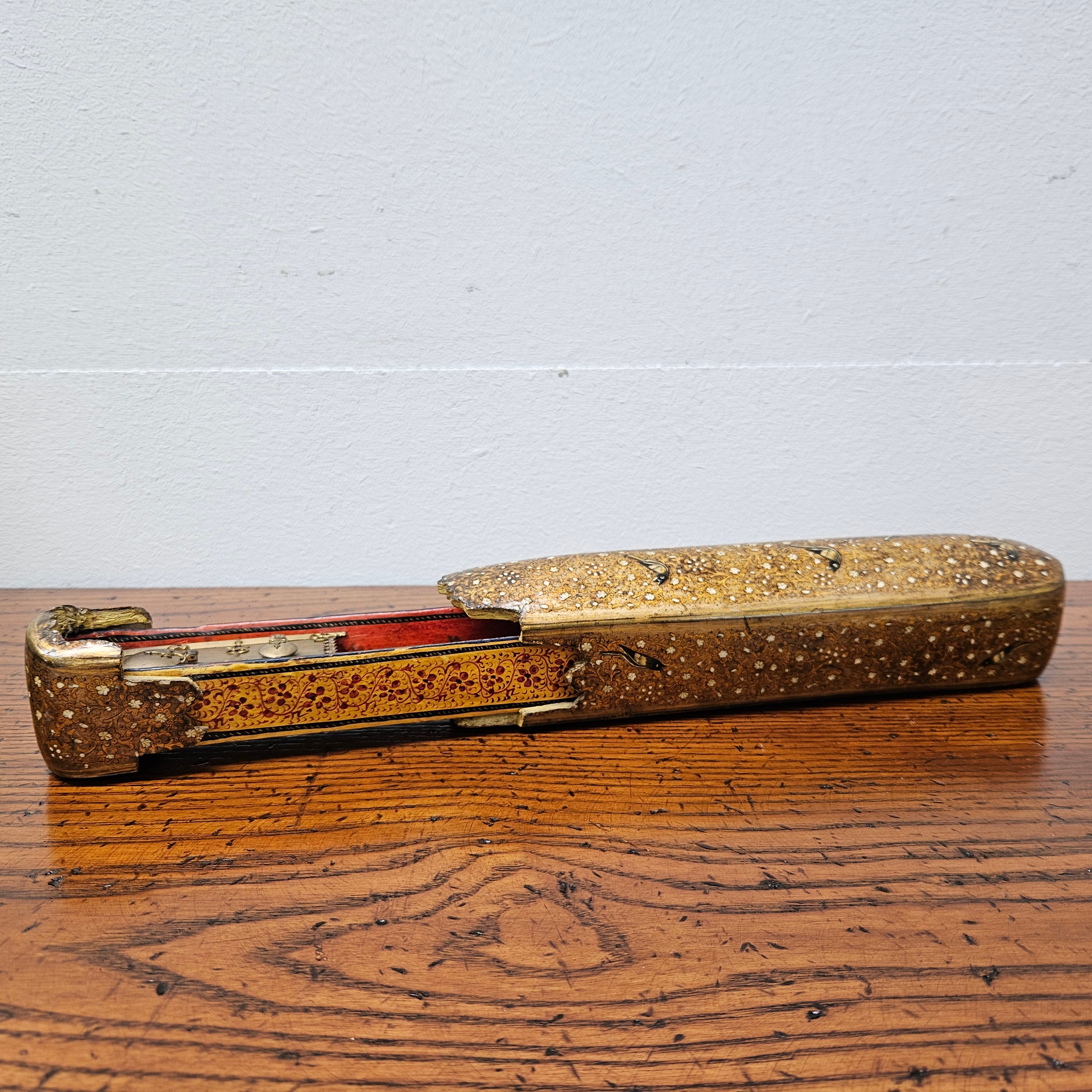 Early 19th Century Kashmiri Papier-Mâché Box | Antique & Vintage | Moonee Ponds Antiques | Australia Wide Delivery