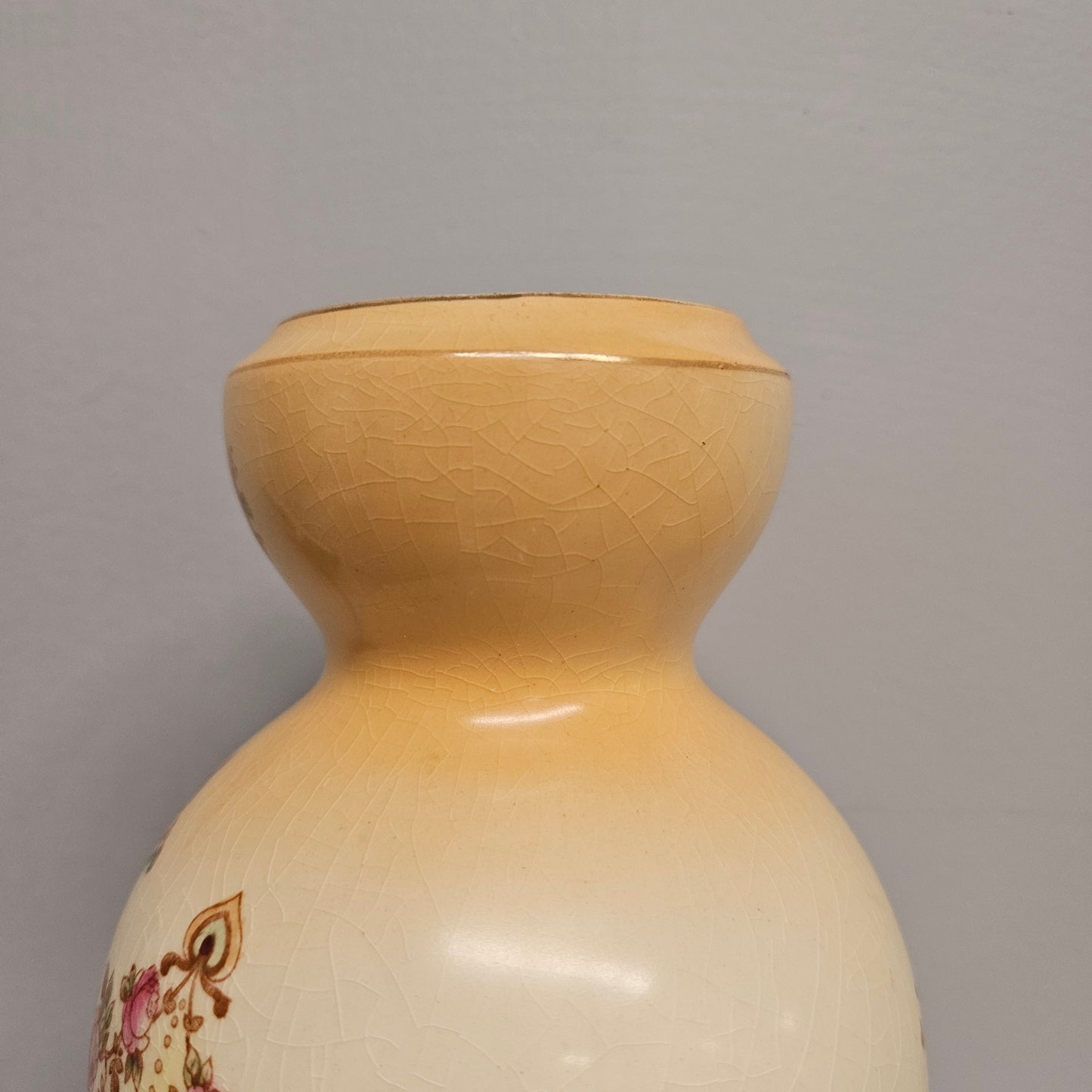 Crown Devon Decorated Vase
