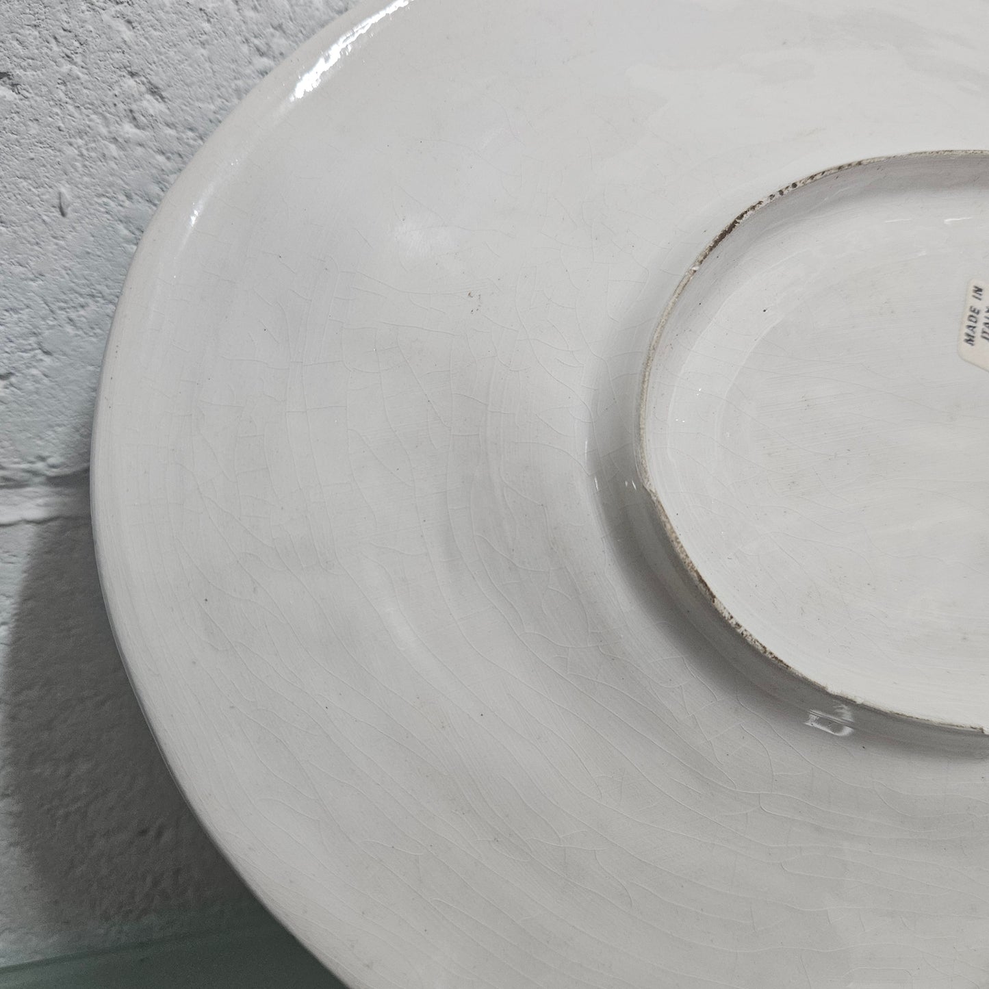 Vintage Italian Majolica Fish Plate