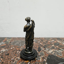 Victorian Miniature Cast Bronze Diana Of Gabii Sculpture | Antique & Vintage | Moonee Ponds Antiques | Australia Wide Delivery