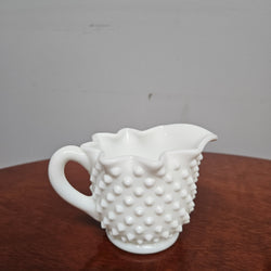 Vintage Fenton Milk Glass Jug