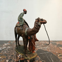 Antique Cold Painted Metal Vienna Figure Group "Carpet Seller" | Antique & Vintage | Moonee Ponds Antiques | Australia Wide Delivery
