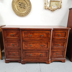 Vintage High Quality Nine Drawer Chest with Burr Walnut Veneer | Antique & Vintage | Moonee Ponds Antiques | Australia Wide Delivery