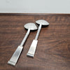 Stylish Mid Century Modern Norwegian Silver (40g Plated) Salad Servers | Antique & Vintage | Moonee Ponds Antiques | Australia Wide Delivery