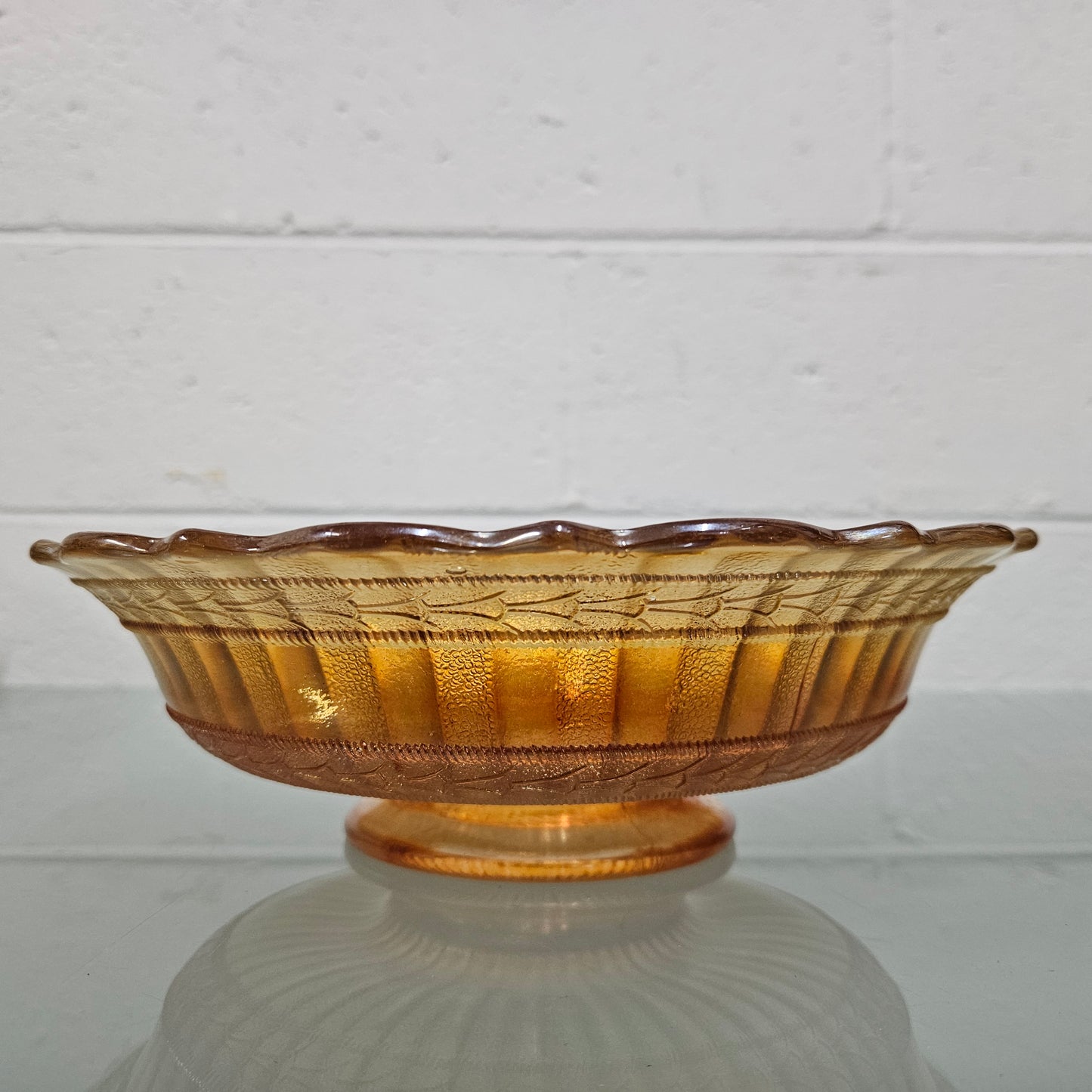 Fenton Carnival Glass Antique Bowl