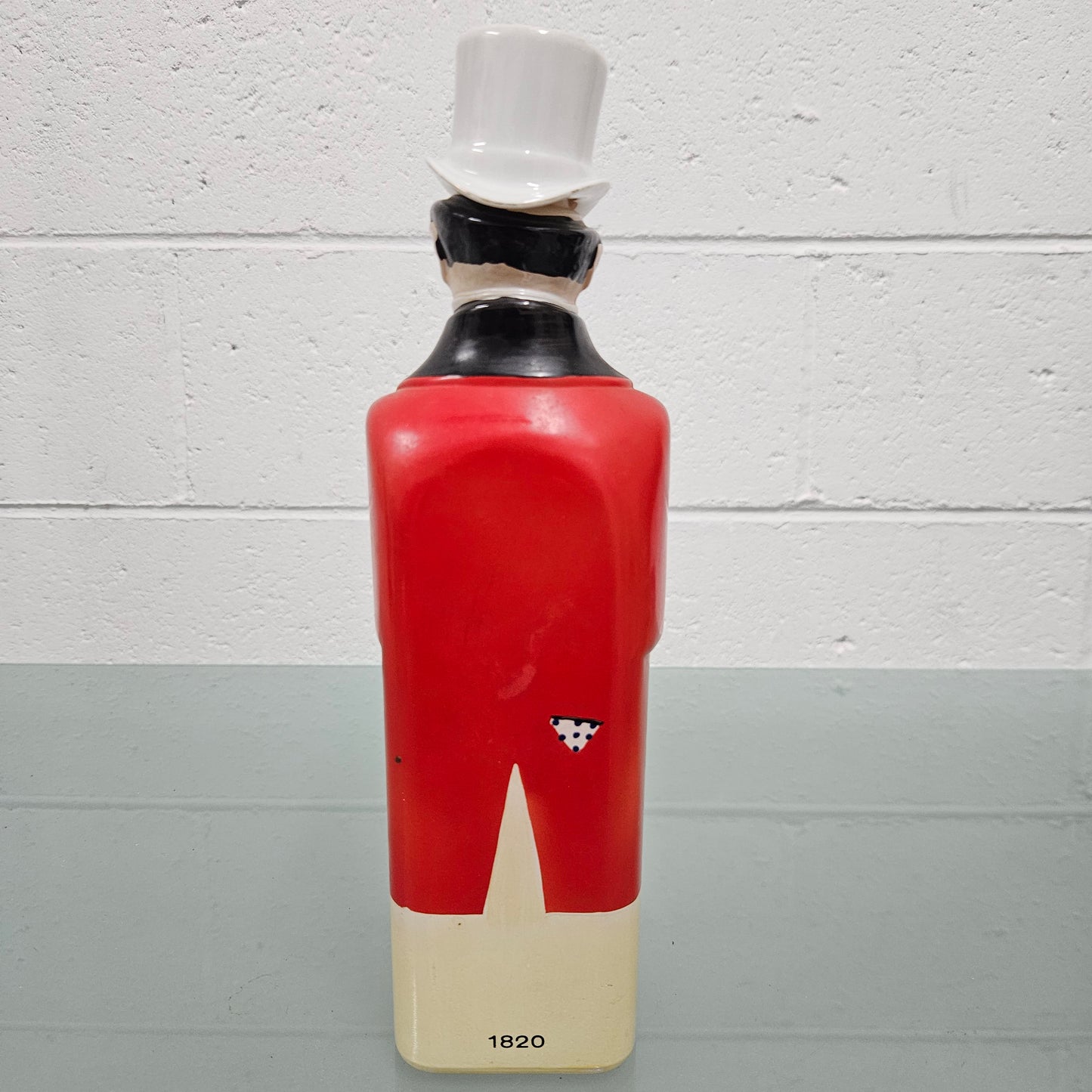 Vintage Johnny Walker Whisky Decanter With Replacement China Hat