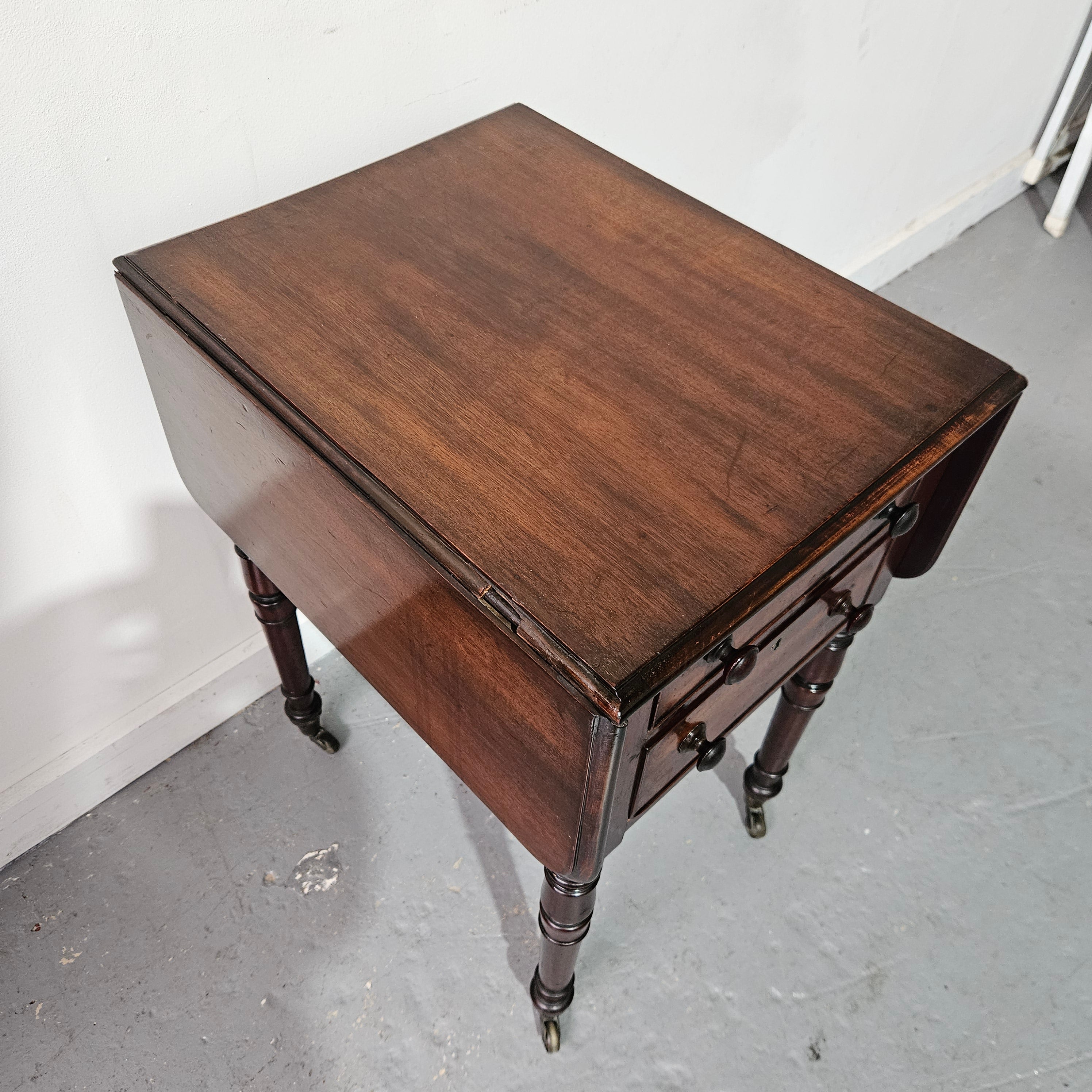 Latest Georgian Work Sewing Table | Antique & Vintage | Moonee Ponds Antiques | Australia Wide Delivery