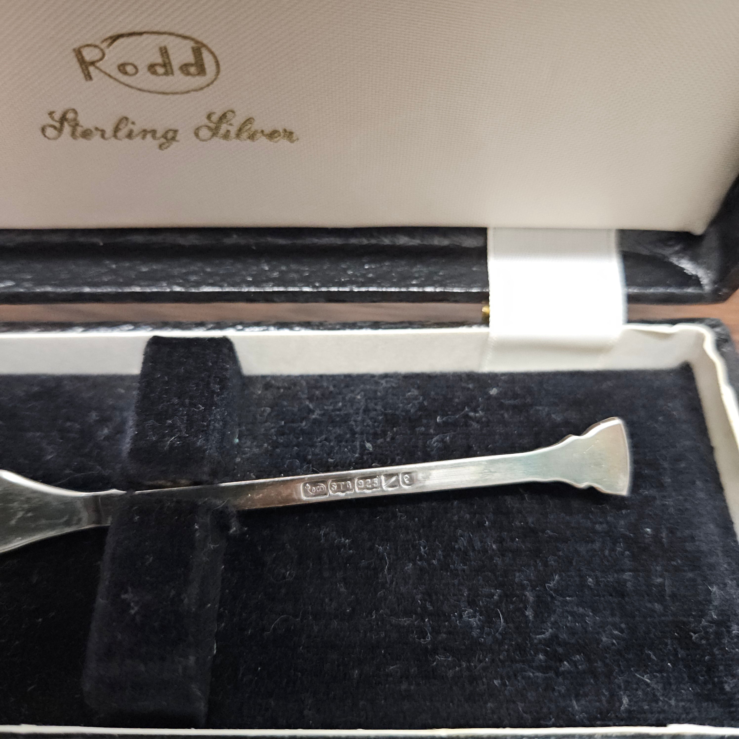 Rodd Mayfair Sterling Silver Butter Knife In Box | Antique & Vintage | Moonee Ponds Antiques | Australia Wide Delivery