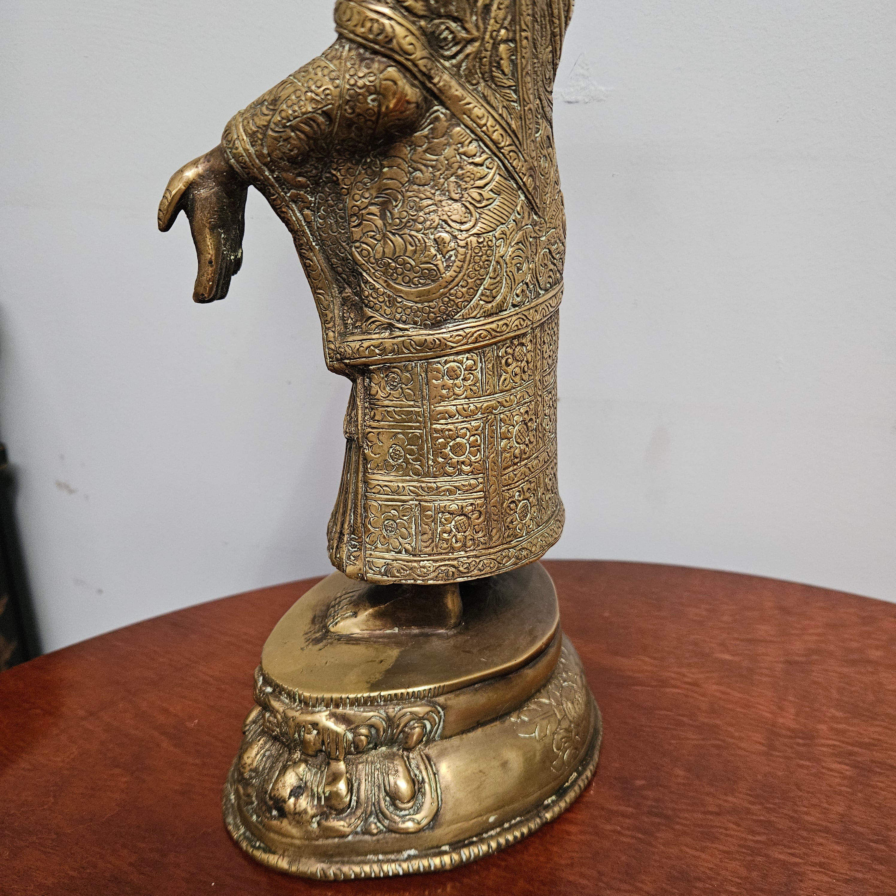 Antique Tibetan Bronze Dipankara Buddha Statue