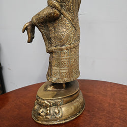 Antique Tibetan Bronze Dipankara Buddha Statue