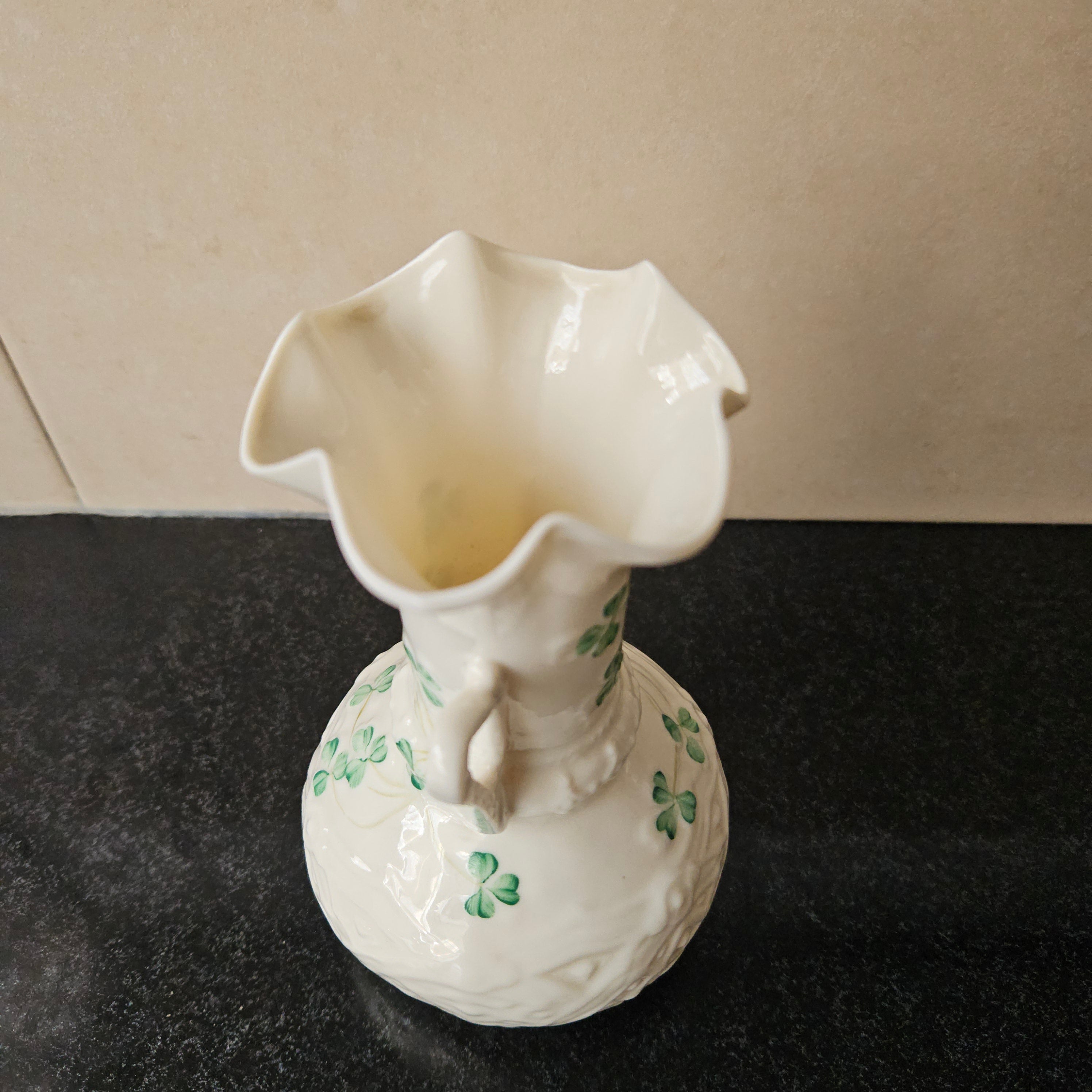 Charming Belleek Double Handled Vase | Antique & Vintage | Moonee Ponds Antiques | Australia Wide Delivery