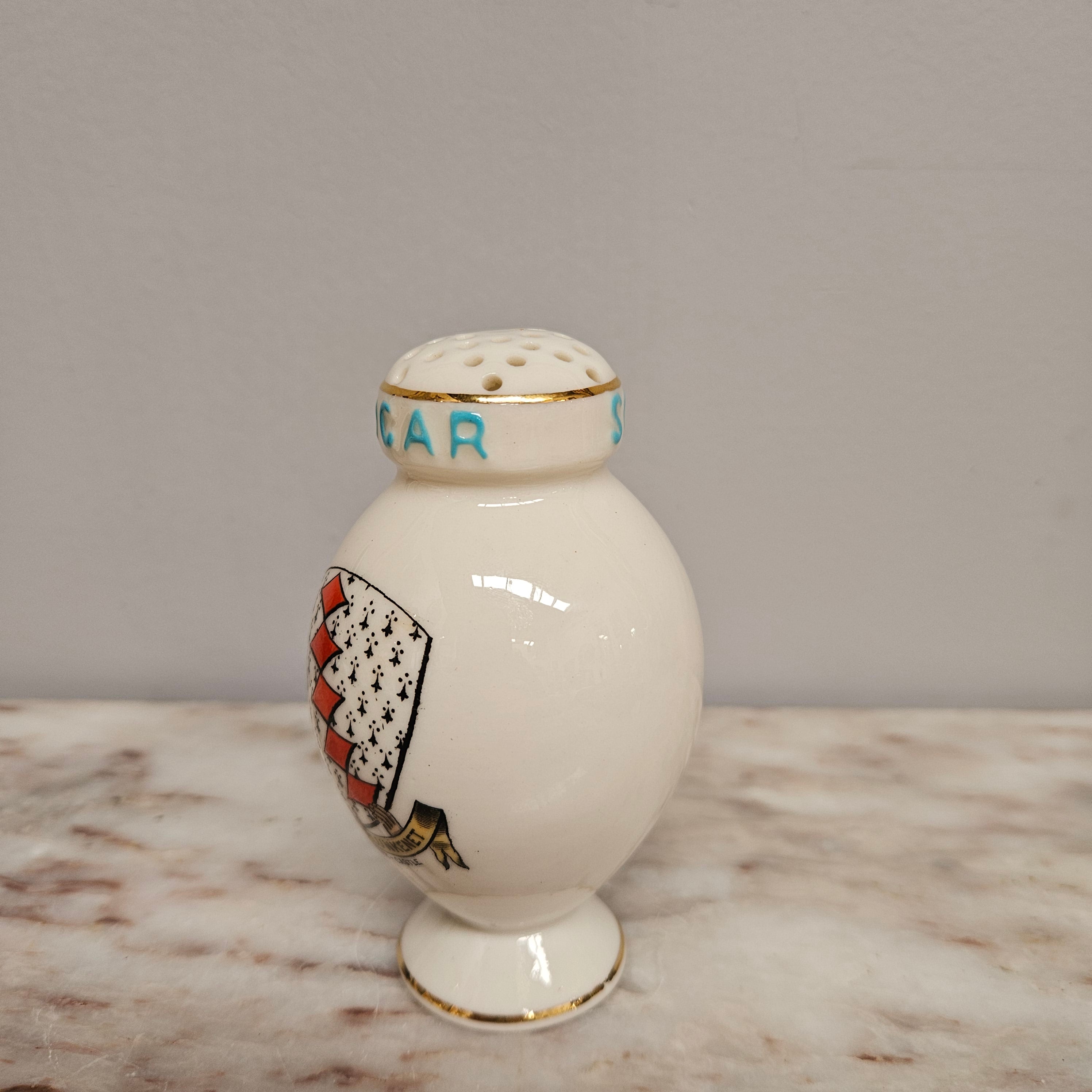 Goss Crested China Ware Sugar Sifter | Antique & Vintage | Moonee Ponds Antiques | Australia Wide