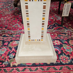 Antique Pietra Dura Alabaster Pedestal | Antique & Vintage | Moonee Ponds Antiques | Australia Wide Delivery