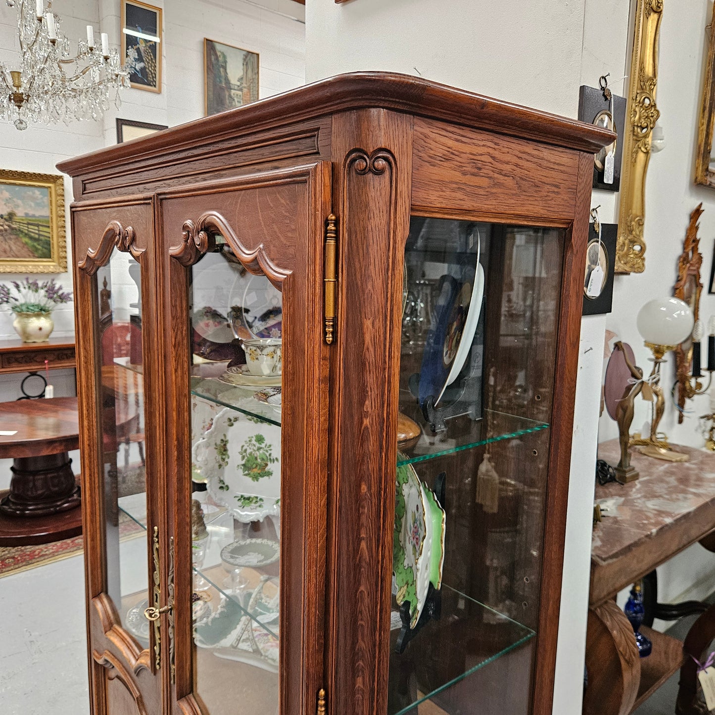 Louis XV Style French Display Cabinet