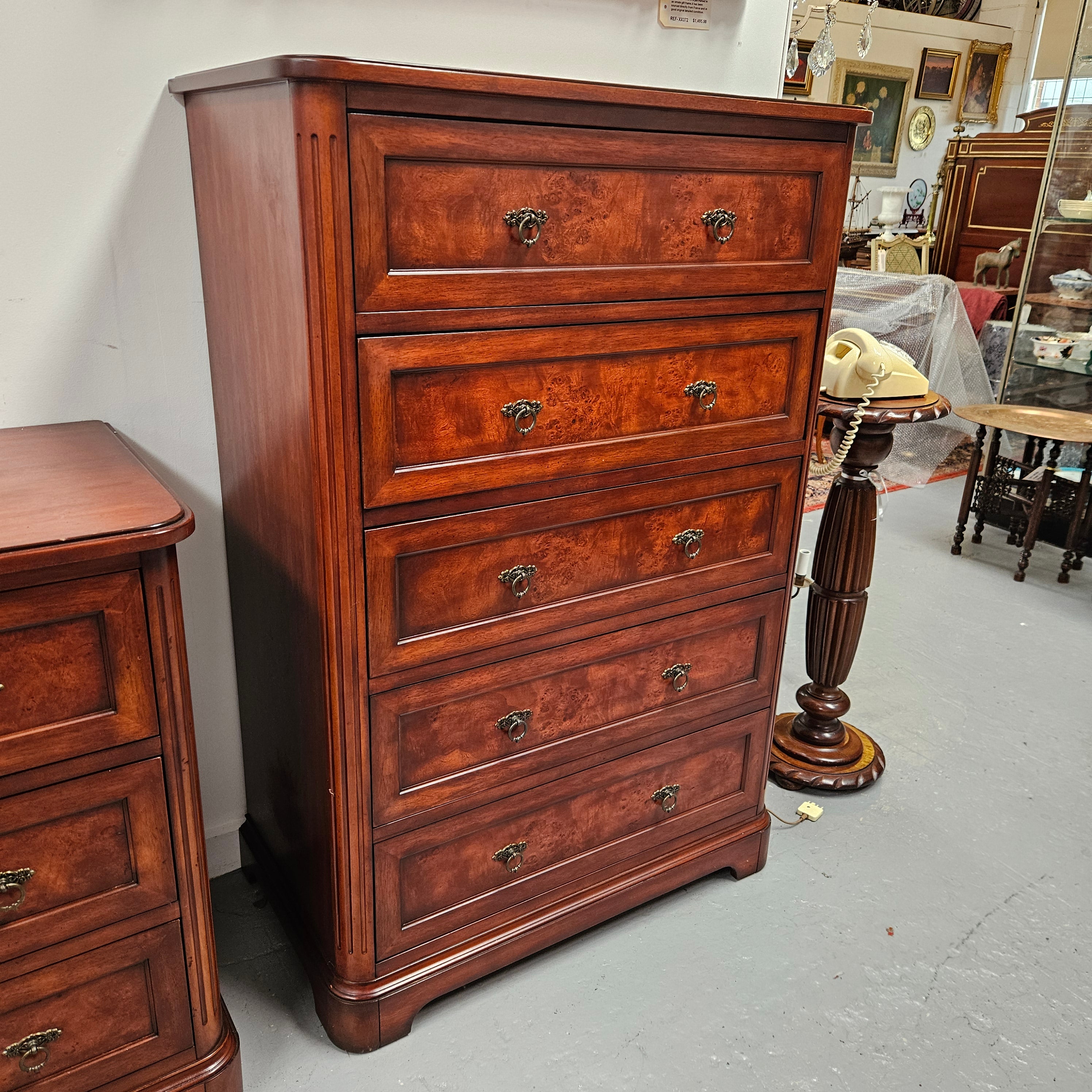 Attractive Good Quality Five Drawer Chest | Antique & Vintage | Moonee Ponds Antiques | Australia Wide Delivery