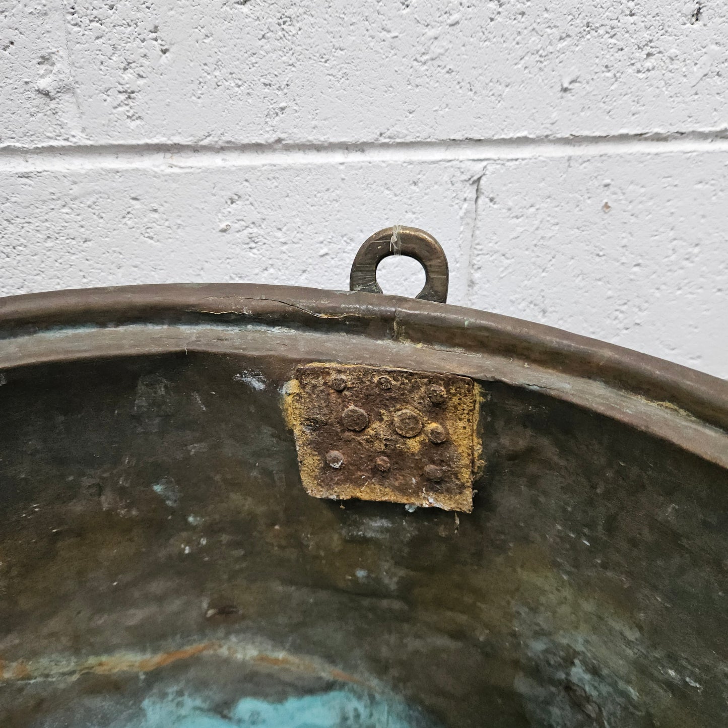 Antique Brass Bucket