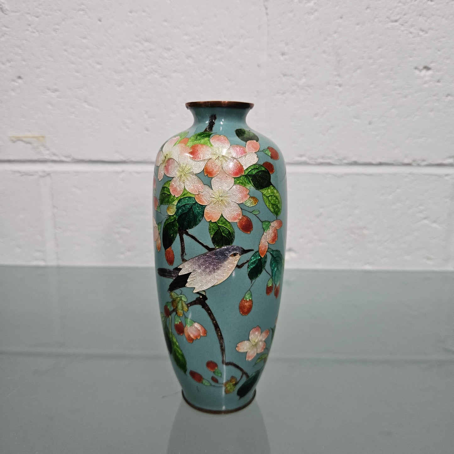 Rare Japanese Meiji Period Cloisonne Vase