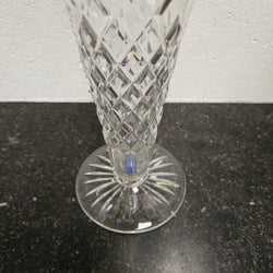 Vintage Crystal Glass Vase With Marble Moonee Ponds Antiques