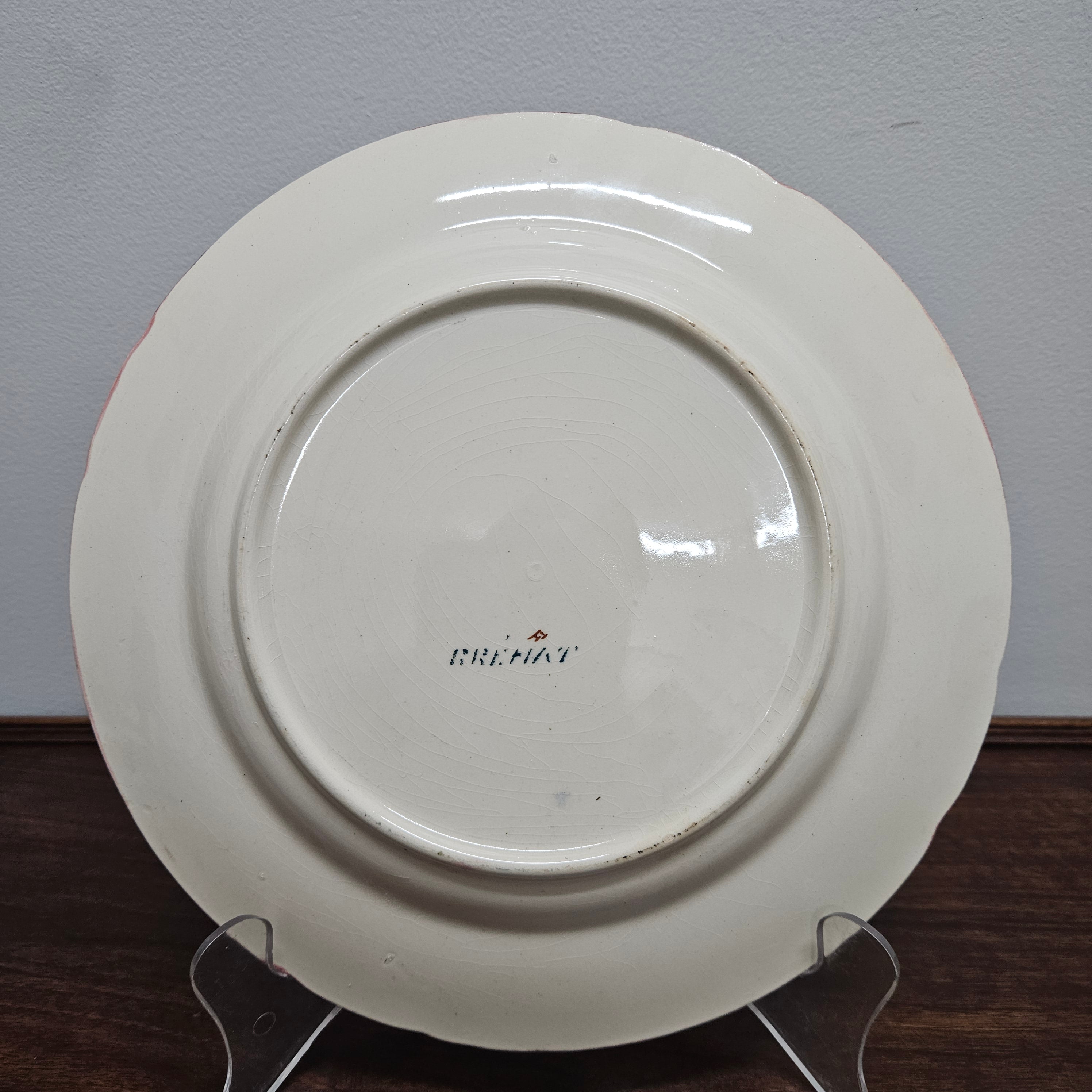Longchamp French Antique Hand-Painted Ironstone Asparagus Plate | Antique & Vintage | Moonee Ponds Antiques | Australia Wide Delivery